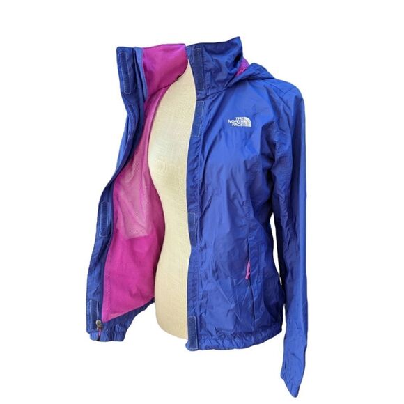 The North Face Nylon Purple Full Zip Hooded Jacket Size S - Picture 5 of 12